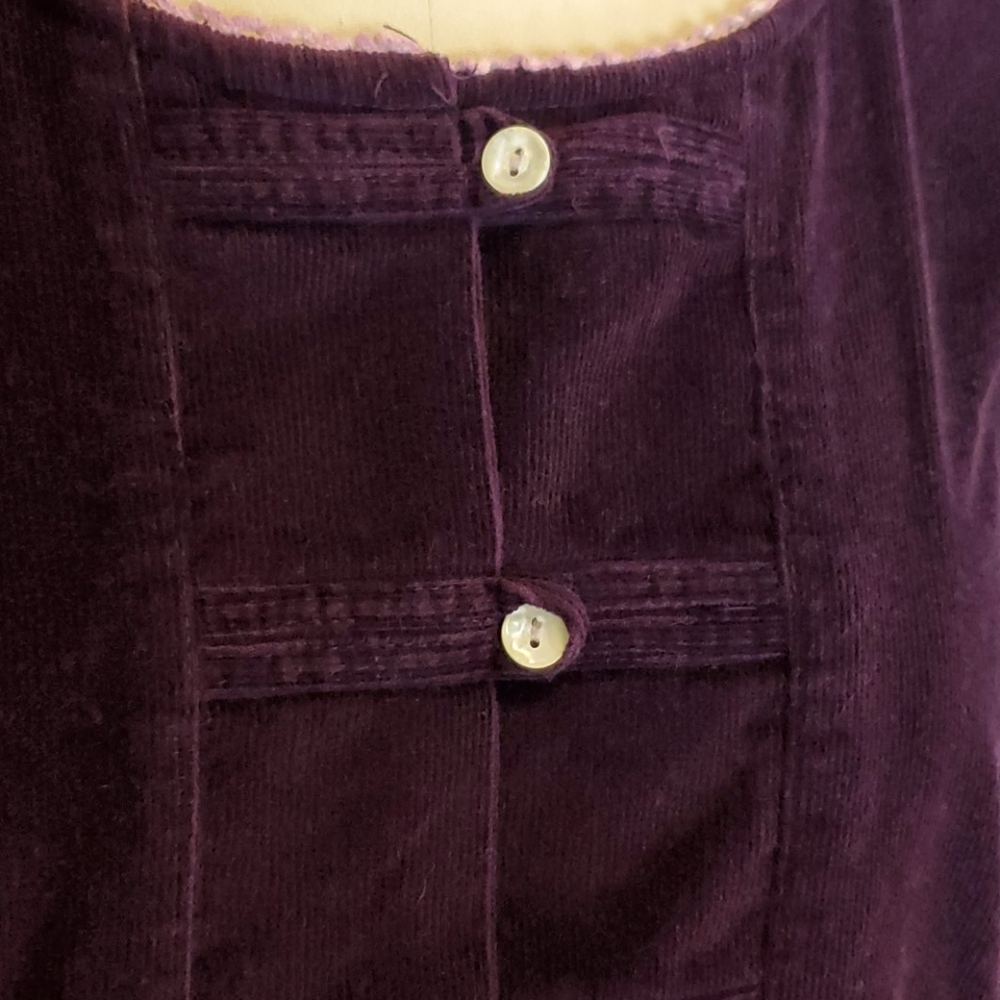 FADS, 12, Vtg purple long sleeve modest dress - Picture 4 of 9